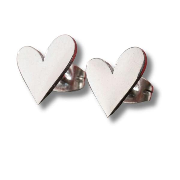 Aye Do Gifts Tilted Heart Stud Earrings