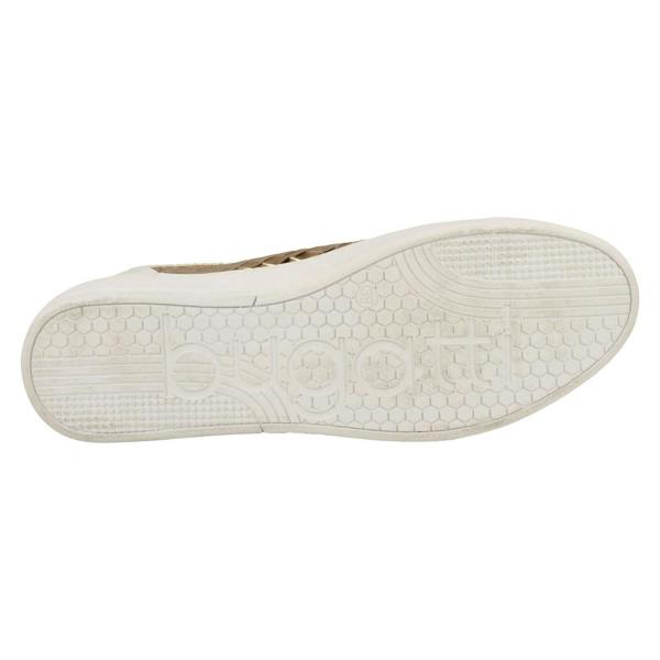 Bugatti Ladies Bugatti Reptile Detailed Lace Up Trainers 421-29102-5059-2034