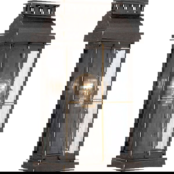 Outdoor IP44 Wall Light Imperial Bronze LED E27 60W d02190 Loops