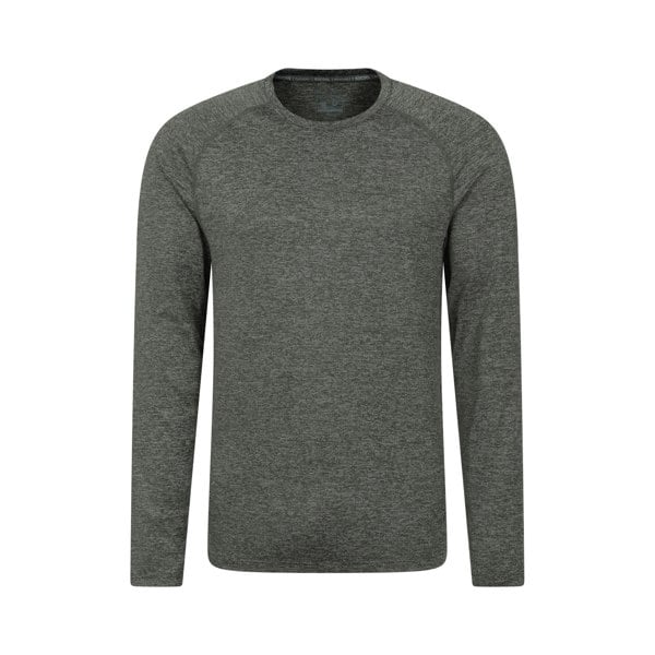 Mountain Warehouse Mens Stripe IsoCool Base Layer Top - Green