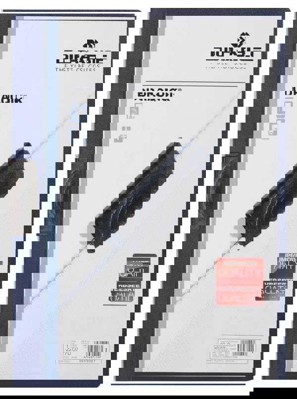 Durable DURAQUICK 20 Sheet Document Clip File Folder | 20 Pack | A4 Dark Blue