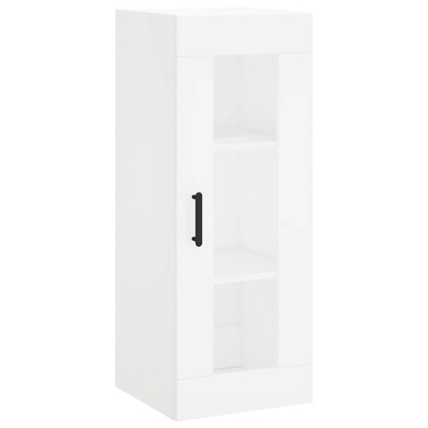 Berkfield Highboard White 34.5x34x180 cm Engineered Wood