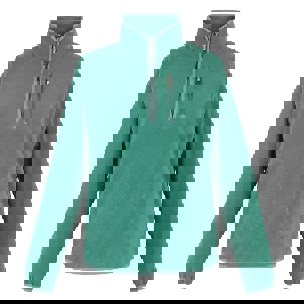 Regatta Womens Frankie Quarter Zip Fleece Top - Spruce Green