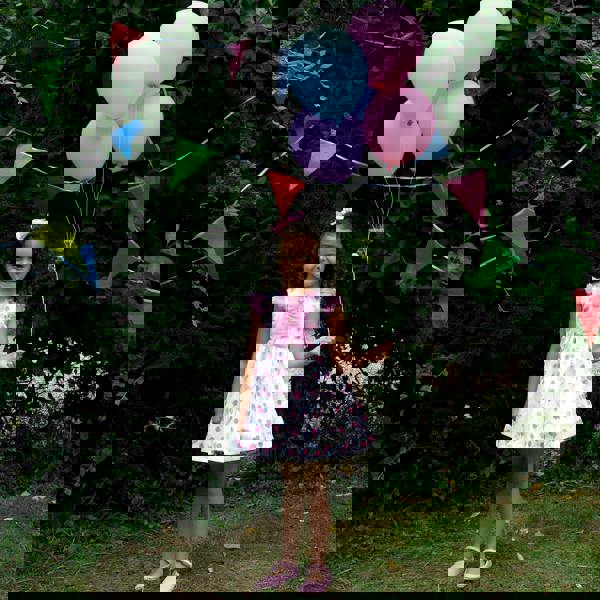 Rachel Riley Balloon Ruffle Front Dress