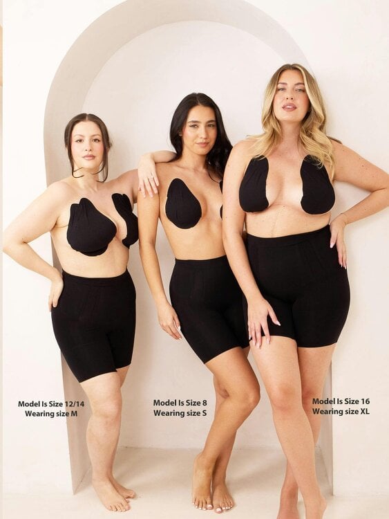 Perky Pear 360Sculpt™-Sculpting Shorts- BLACK