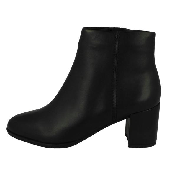 Clarks Ladies Clarks Elegant Heeled Ankle Boots Freva55 Zip