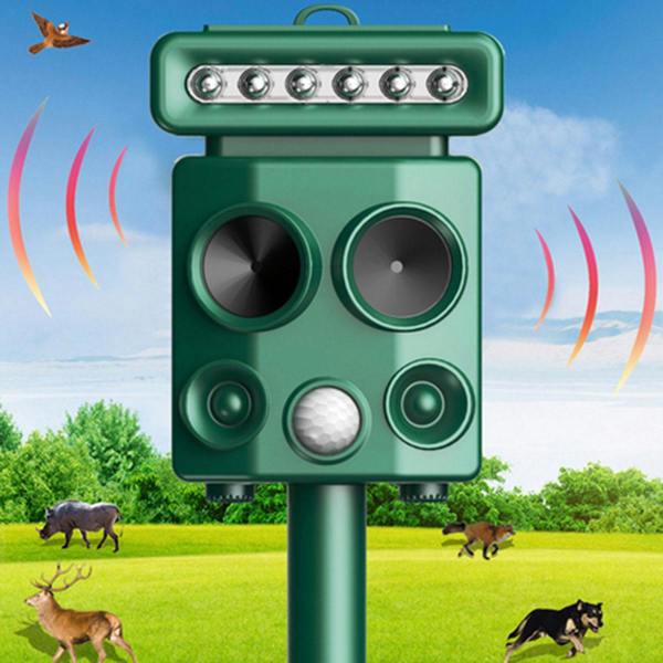 Leaper Outdoor Solar-Powered Ultrasonic Animal Repeller