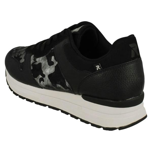Rieker Ladies R-EVOLUTION By Riekier Camo Detailed Trainers 40804