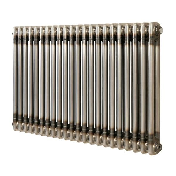 Monstershop Traditional 2 Column Radiator - 600 x 1010mm - Raw Metal