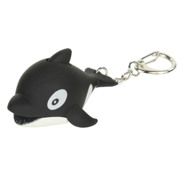 Regatta Great Outdoors Childrens/Kids Animal Keyring Torch - Whale(Black) - 