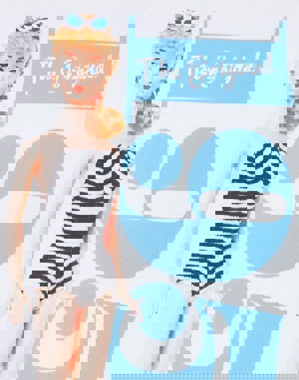 Barbie Womens White The Original Short Sleeved T-Shirt