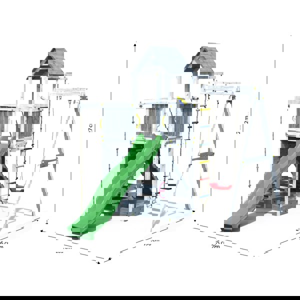 Climbing frame Activer Grey & White - Best Shed