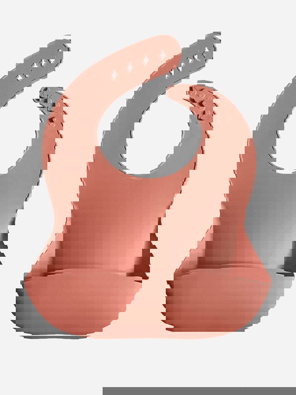 Bloom Bambini Baby Everyday Silicone Bib in Pink