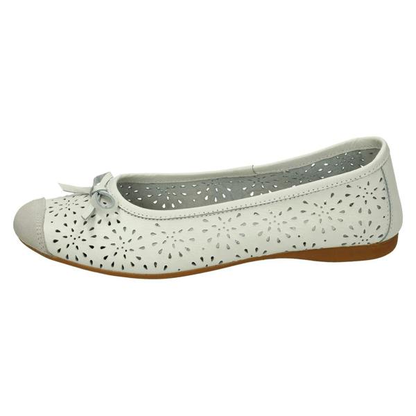 Spot On Ladies Spot On Detailed Ballerina Flats F8006