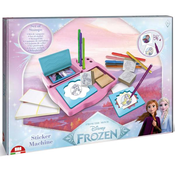 Frozen 2 Sticker Machine by Multiprint – Kids Craft & Stationery Set