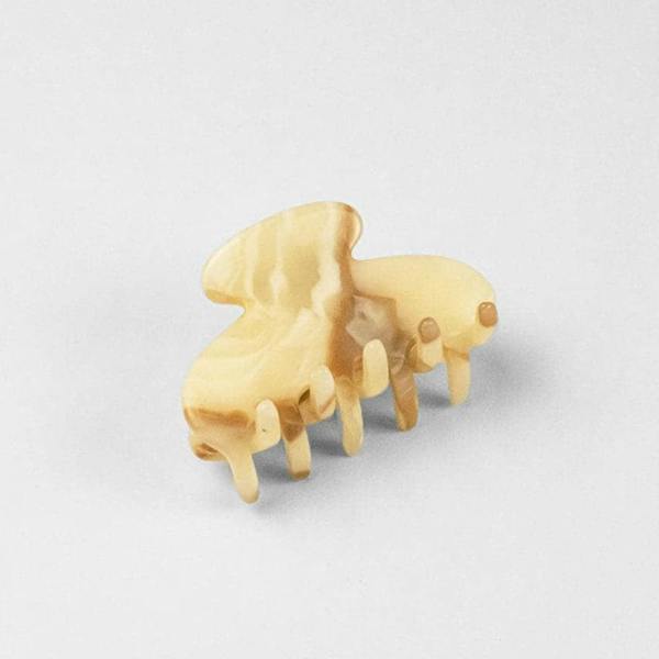 Oat Latte Mini Hair Claw in Handmade French Hair Accessories at Tegen Accessories