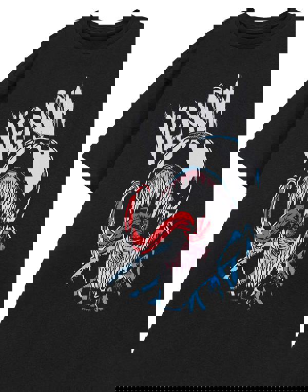 Marvel Venom Mens Black Tongue Short Sleeved T-Shirt