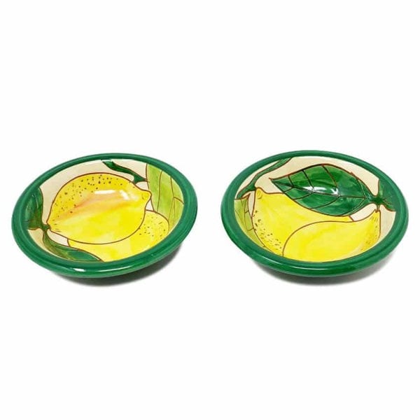 Signature - Lemons - Set Of 2 Tapas Bowls