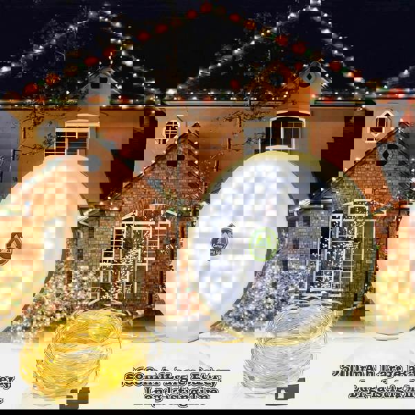 deAO Toys Outdoor LED Light Camping light 20m USB Rechargeable 2-in-1 Light Strip with 2600mAh Battery 5 Lighting Modes Indoor Outdoor Use