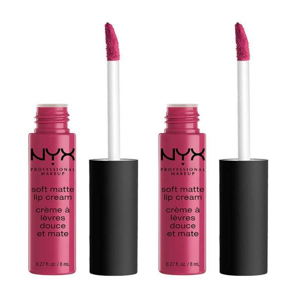 NYX Cosmetics 2 x NYX Soft Matte Lip Cream 8ml  - Prague