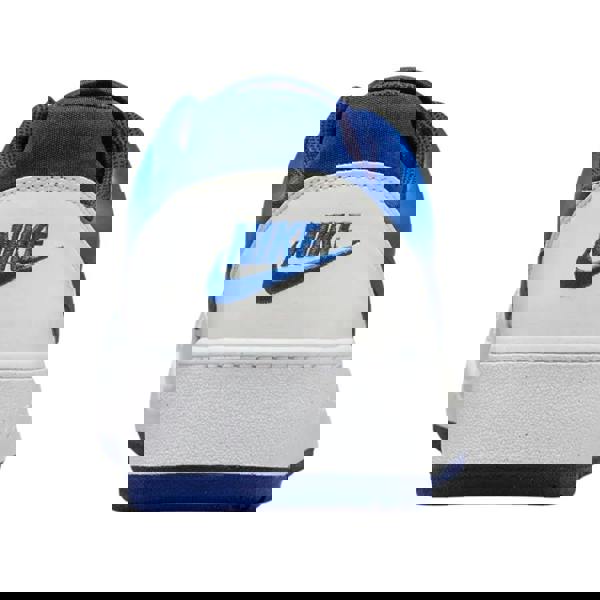 Nike Mens Full Force Leather Low Trainers - Royal Blue/White - 