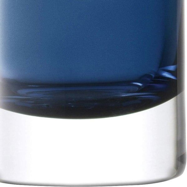LSA Utility Vase H19cm Handmade Sapphire Blue Glass Design
