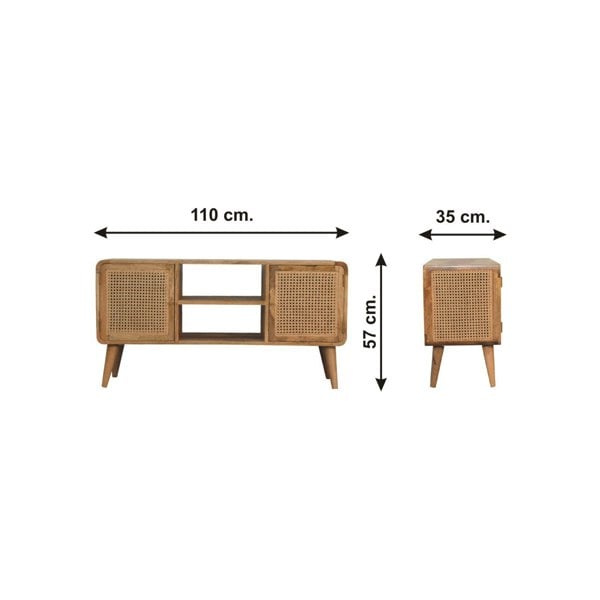 Artisan Furniture Larrisa Woven Media Unit