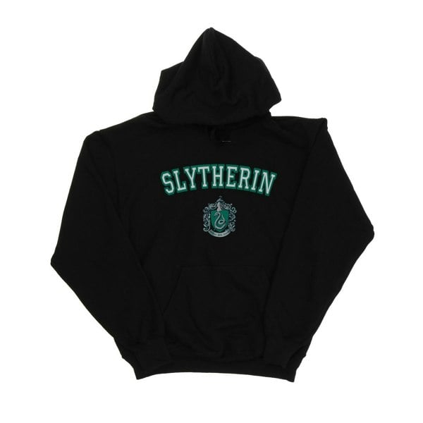 Harry Potter Womens/Ladies Slytherin Crest Hoodie - Black