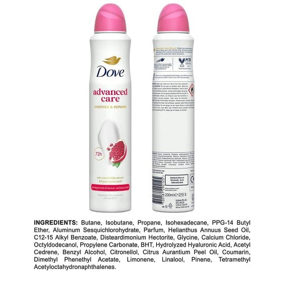 Dove Anti-perspirant Deodorant Go Fresh Pomegranate 72H Protection 200ml