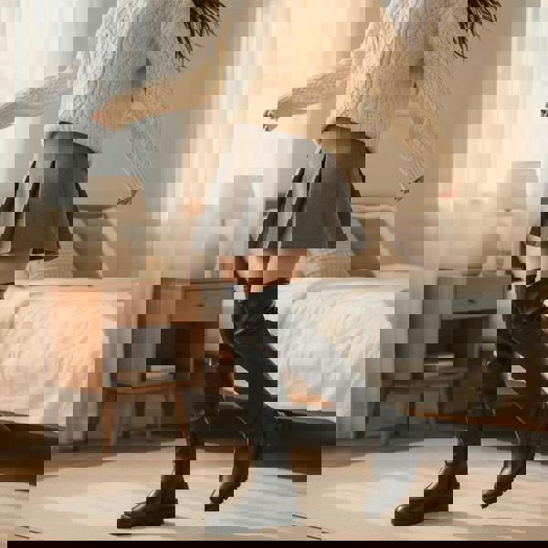 VIVA Dakota: Womens Black Over The Knee High Flat Riding Boots