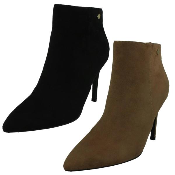 Spot On Ladies Spot On High Heel Stiletto Ankle Boots F51219