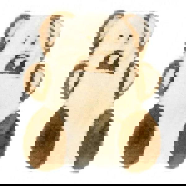 Eastern Counties Leather Sheepskin Teddy Bear Rug - Brown