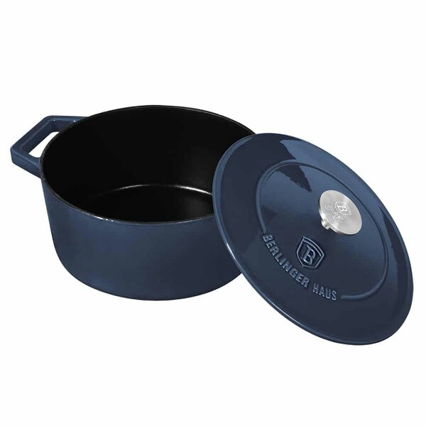 Berlinger Haus Cast Iron Casserole 24 cm Berlinger Haus BH-6522 Aquamarine