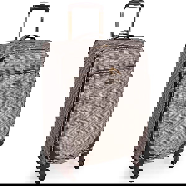 London Fog The Camberley 22" Soft Shell Cabin Suitcase 4 Spinner Wheeled Luggage