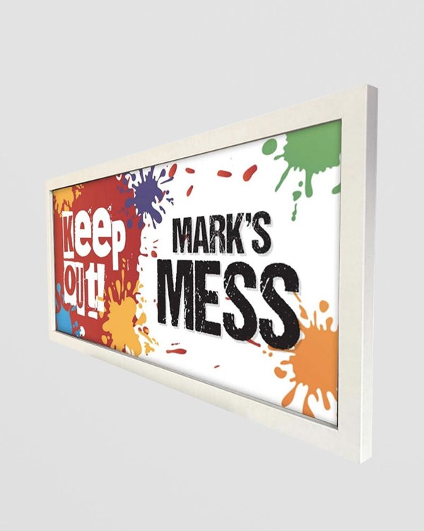 Personalised Wall Art - Play Room Mess Framed Print