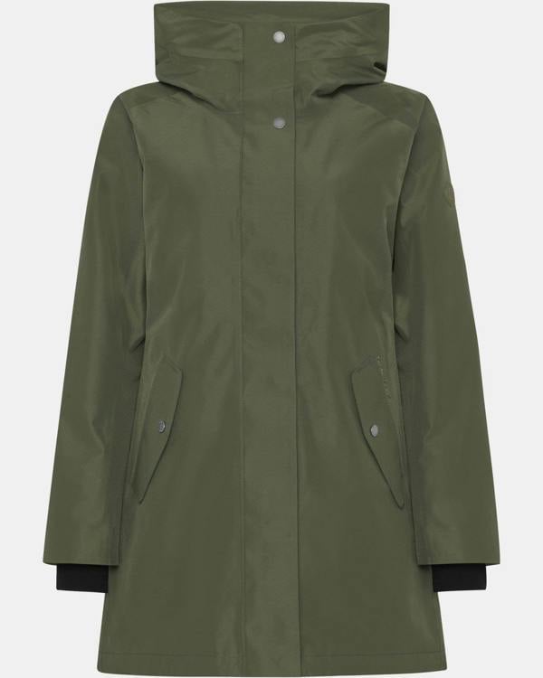 Didriksons Womens Alana Parka 2 - Deep Green 300