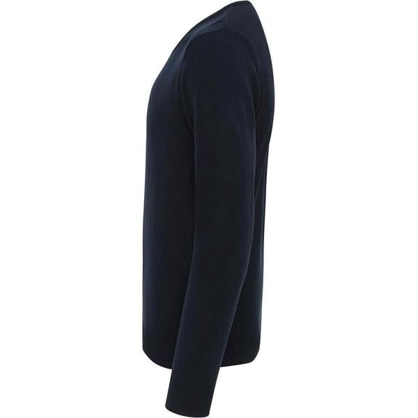 Premier Mens Essential Acrylic V-Neck Sweater - Navy