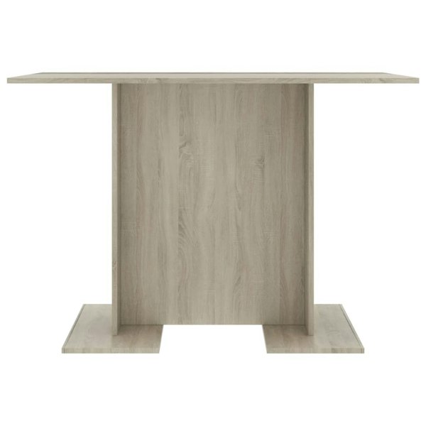 Berkfield Dining Table Sonoma Oak 110x60x75 cm Engineered Wood