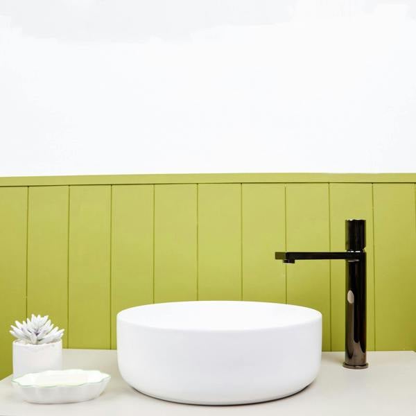 Flode Limingen | High Rise Mono Basin Mixer Tap | Polished Gun Metal