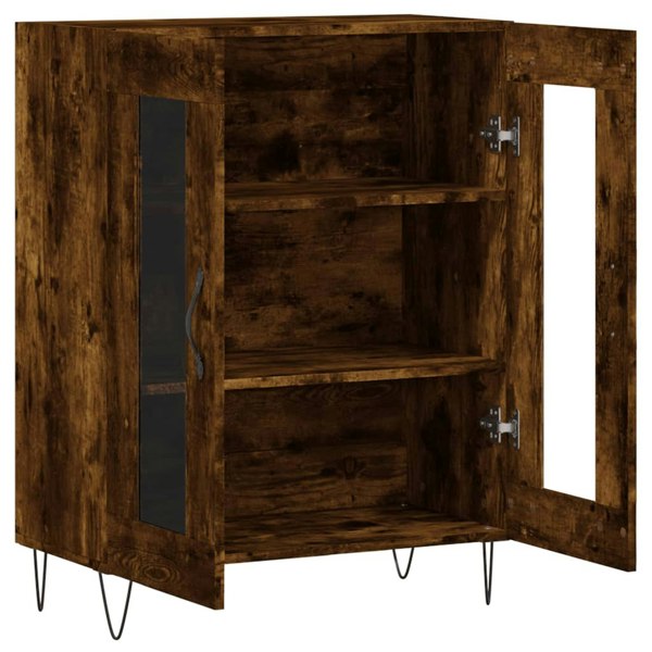 Berkfield Sideboard Smoked Oak 69.5x34x90 cm Engineered Wood