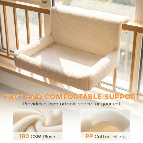 PawHut Cat Radiator Bed with Foldable Metal Frame, Removable Washable Cover