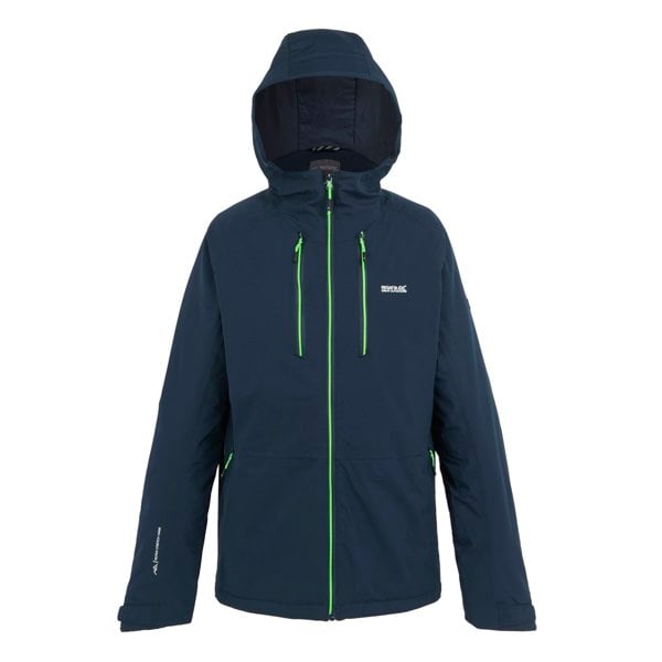 Regatta Men's Highton III Stretch Padded Jacket - Navy/Green Flash