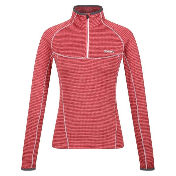 Regatta Womens/Ladies Yonder Raglan Long-Sleeved Sweatshirt - Mineral Red - 