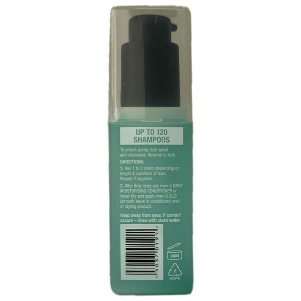 men-ü men-u Ultra Concentrate Daily Refresh Shampoo 100ml + Citrus Mint Shower Gel 100ml