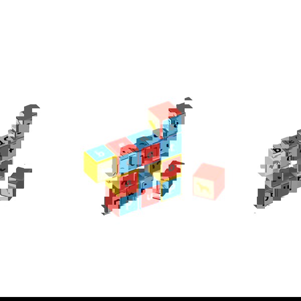 Geomag Magicube  Magnetic Shapes Word Builder - 79 Pieces