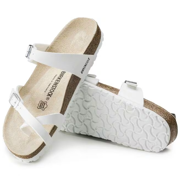Birkenstock Mayari Birko Flor Womens Sandals - Graceful Pearl White