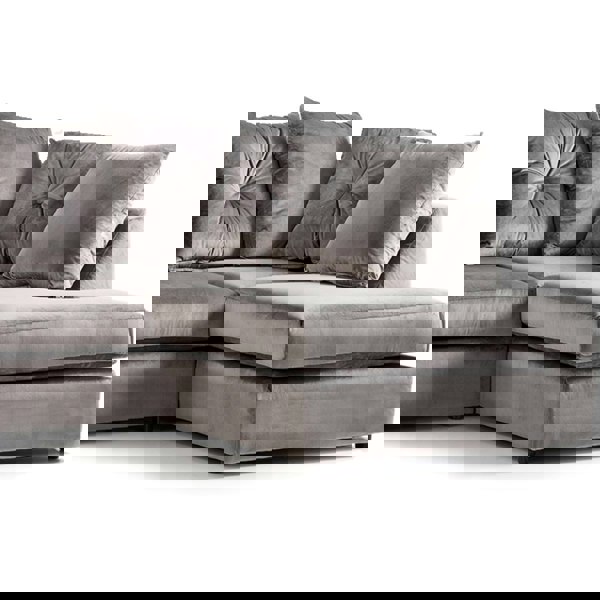 Fernando Plush Velvet Corner Sofa - 4