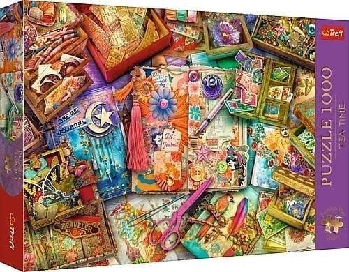 Trefl Tea Time: The Journaler's Desk 1000 Piece Puzzle