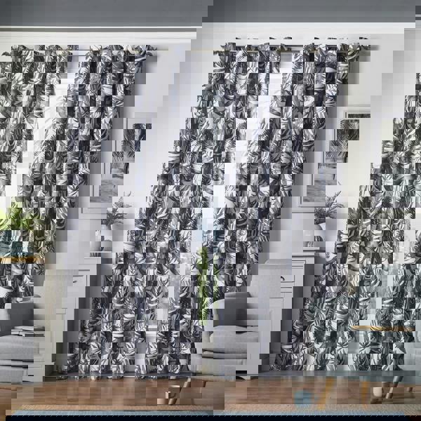 Luxury Living Mala Room Darkening Ring Top Curtains