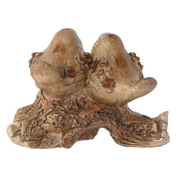 Country Living Wood Effect Resin Birds on a Branch
